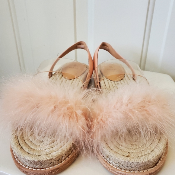 NEW Anthropologie Bill Blass Ostrich Hair size 9.5 - Picture 7 of 9